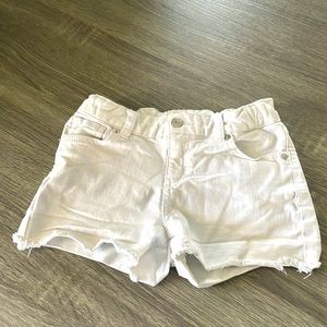 Cat & Jack white denim shorts. Size 10/12, large.
